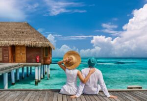 Romantic honeymoon destinations 2026 with tropical beaches, overwater villas, and scenic landscapes