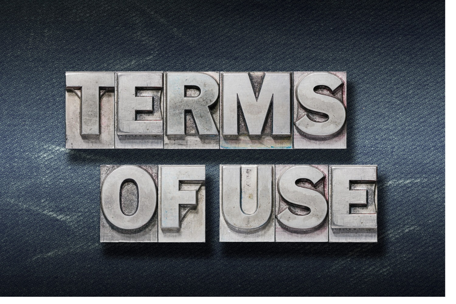 Website terms and conditions agreement concept